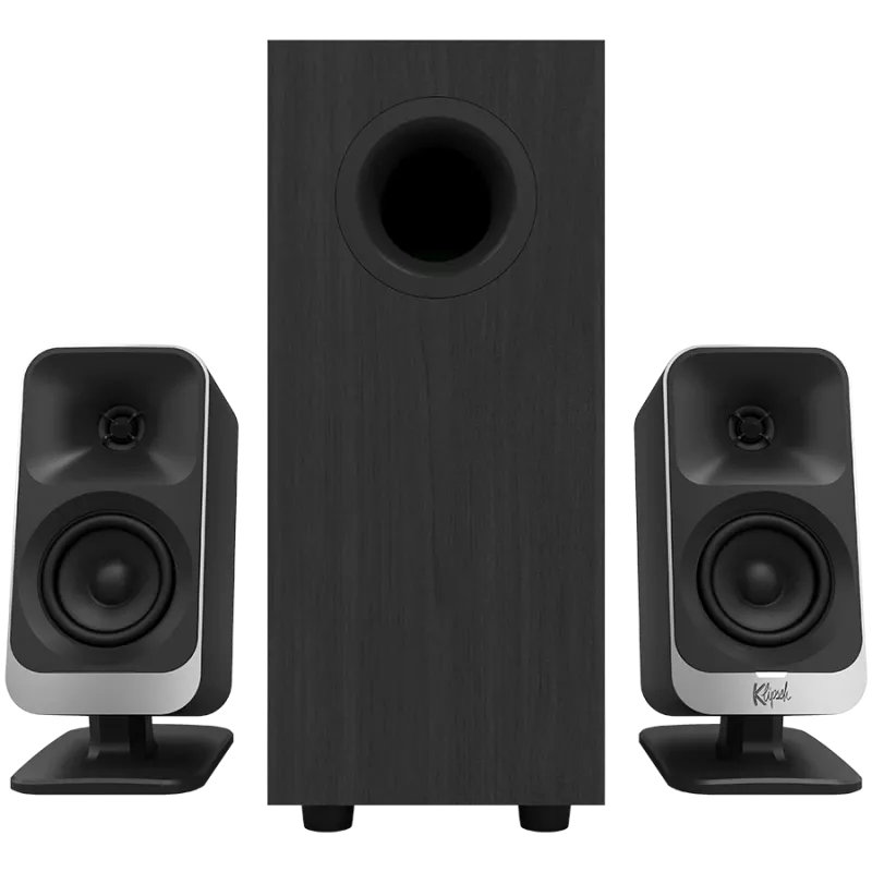 Garsiakalbiai KLIPSCH ProMedia Lumina Black – stalinė daugialypės terpės garsiakalbių sistema