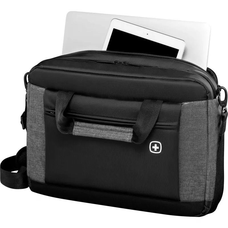 WENGER Underground dėklas nešiojamam kompiuteriui 35,8–39,6 cm (14,1–15,6 col.) Toploader, juodas