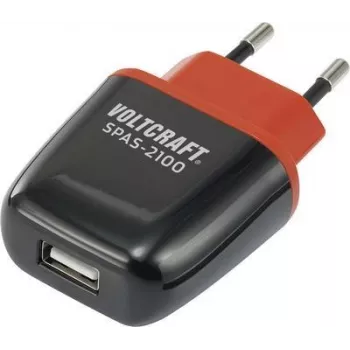 VOLTCRAFT SPAS-2100 VC-11413285 USB įkroviklis kištukinis lizdas, išėjimo srovė (maks.) 2100 mA, 1x USB, Auto-Detect