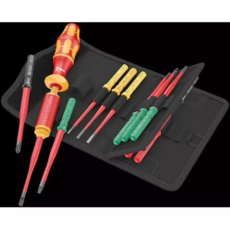 Wera 05006605001 Kraftform Kompakt VDE 15 sukimo momentui reguliuoti atsuktuvų rinkinys