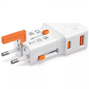 Kelioninis įkroviklis 25W World Travel 25W USB-C + A