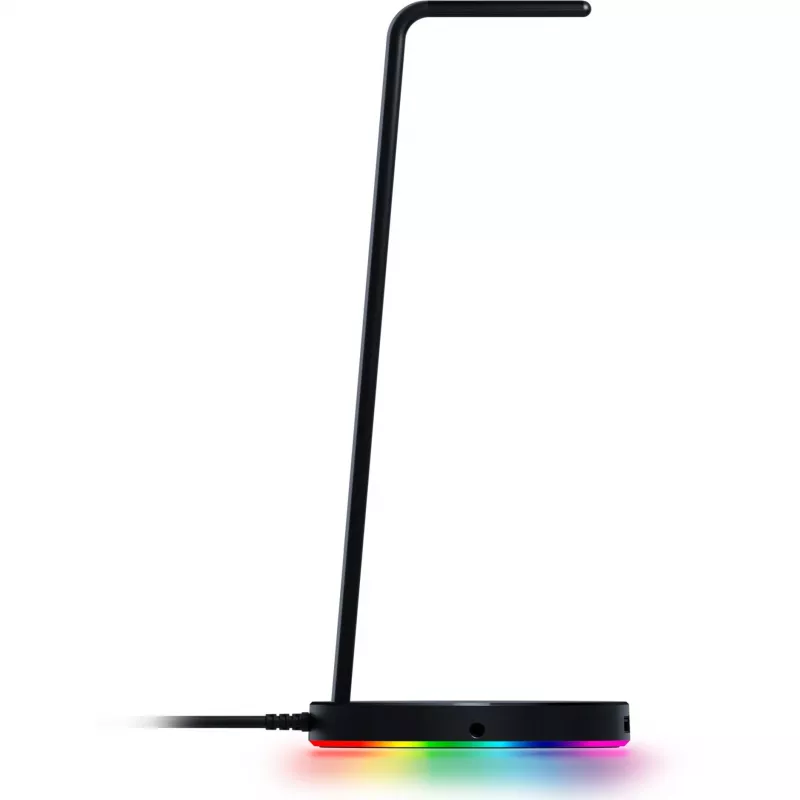 Razer Base Station V2 Chroma, juodas, 2x USB 3.1 prievadai, 1x 3,5 mm kombinuotas prievadas su įmontuotu DAC, 7.1 erdvinis garsas, Razer Chroma™ RGB, aliuminio konstrukcija, neslystantis pagrindas