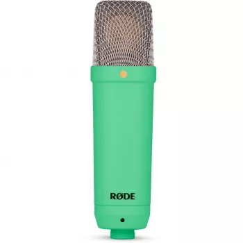 Mikrofonas RODE NT1 Signature + XLR laidas + stalinė studijos ranka, šviesiai žalia, rinkinys