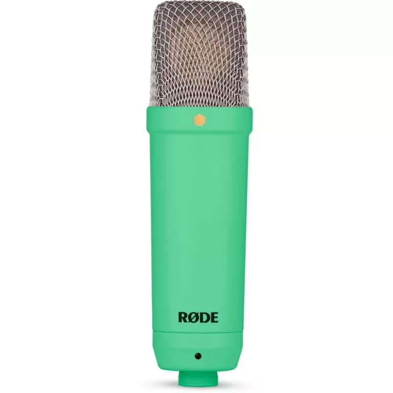 Mikrofonas RODE NT1 Signature + XLR laidas + stalinė studijos ranka, šviesiai žalia, rinkinys
