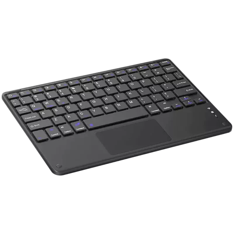 Blackview K2 belaidė Bluetooth klaviatūra, 242.3x168.7x6.5 mm, Bluetooth 3.0, 280 mAh baterija, Windows, Android, iOS, juoda