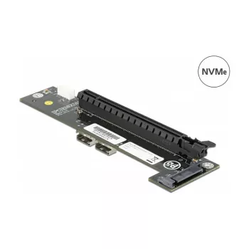 Konverteris 2 x SFF-8654 į PCIe x16 su bifurkacija DeLOCK 64148