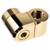 Adapteris EK Water Blocks Brass Gold 33mm dvigubas rotacinis poslinkis