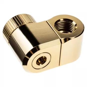 Adapteris EK Water Blocks Brass Gold 33mm dvigubas rotacinis poslinkis