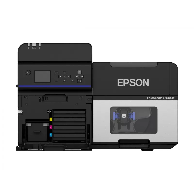 Epson ColorWorks C8000e (BK) spausdintuvas etiketėms rašalinis spalvotas 600 x 1200 DPI 300 mm/s laidinis ir belaidis Ethernet LAN
