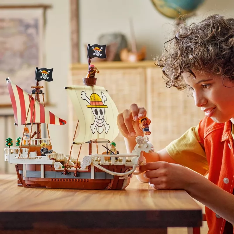 LEGO rinkinys Going Merry Pirate Ship 75639 – „One Piece“ plytų modelis