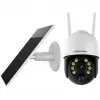 IP apsaugos kamera Foscam B4 Dome 4 MP (2560×1440), Wi‑Fi 2,4 GHz, IP65, Saulės + baterija 5000 mAh, 355° pasukimas, 90° pakreipimas