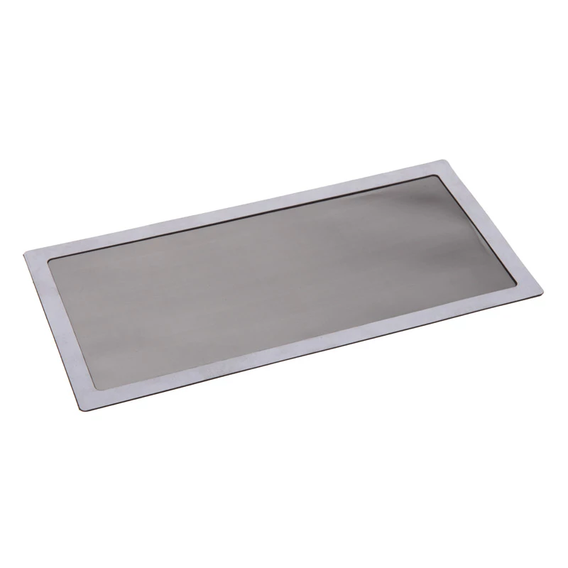 Dulkių filtras DEMCiflex 0320 korpusams, 142×287 mm, juodas/pilkas