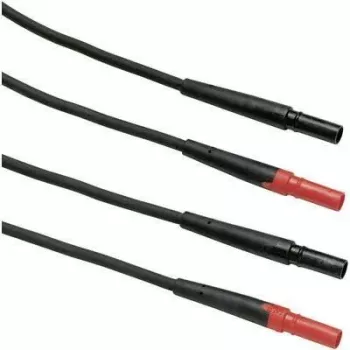 Fluke TL27 matavimo zondai – juodi ir raudoni – CAT III – EPDM – 1,5 m – 1000 V (668571)