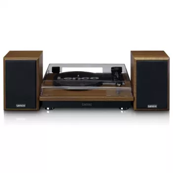 Pavarų juostos vinilinis patefonas Lenco LS-100WD