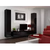 Cama uždara Spintelė VIGO '180' 180/40/30 juodas/juodas blizgus