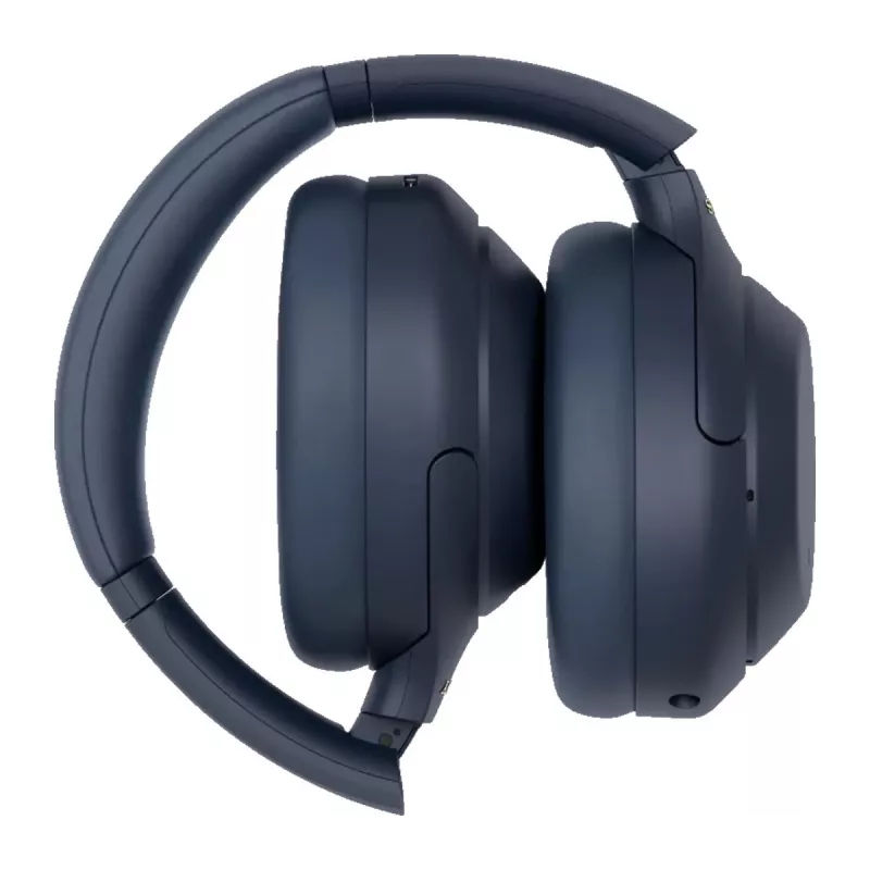 Ausinės Sony WH1000XM4L.CE7, uždengiančios ausis, laidinės ir belaidės (Bluetooth, USB-C), mėlynos, lankeliu ant galvos