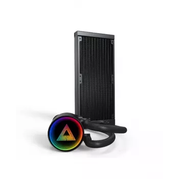 Montech LIGHTFLOW 240 ARGB (B) procesoriaus aušintuvas, 240 mm, skystinis, ARGB
