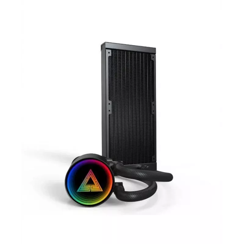 Montech LIGHTFLOW 240 ARGB (B) procesoriaus aušintuvas, 240 mm, skystinis, ARGB