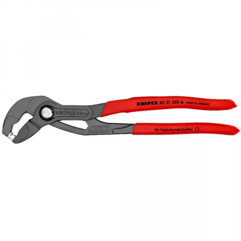 Knipex replės spyruokliniams spaustukams, ilgis 250 mm, max. atidarymas 70 mm, 25 nustatymai