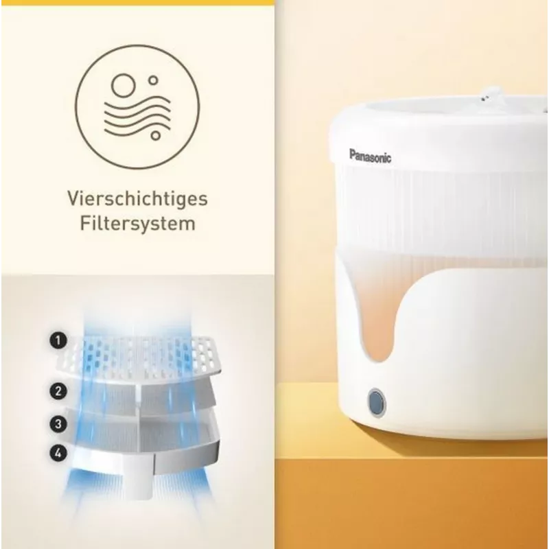 Automatinis vandens daviklis gyvūnams Panasonic CP-JNW01CW — 1,9 l, maitinamas iš tinklo, baltas, Ø18,5 cm × 175 mm