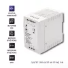 Qoltec 50914 DIN bėgio maitinimo šaltinis | 90W | 12V | 7,5A | Baltas | Plonas