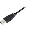 USB 2.0 laidas, USB-A kištukas > Micro-USB kištukas (juodas, 2,0 m)