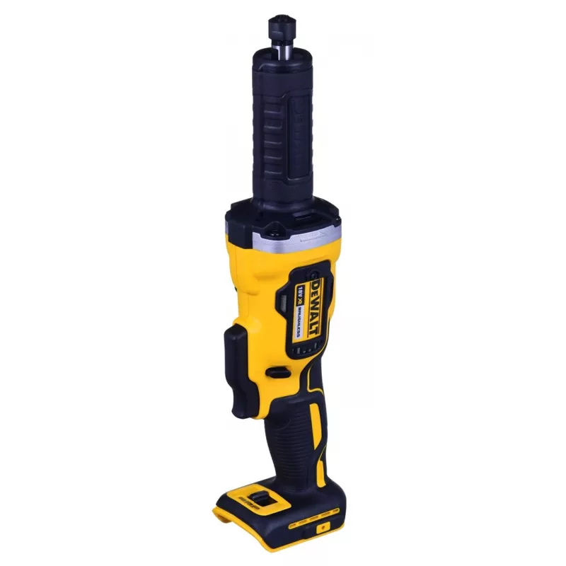 Tiesinis kampinis šlifuoklis DeWALT DCG426N-XJ, 18V akumuliatorius, 5000–25000 aps./min., užveržimo įvorė iki 6 mm, 760 W galia, 1,19 kg