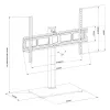 Televizoriaus stovas MACLEAN MC-386, 32 inch–75 inch, iki 40 kg, VESA 600x400 mm, sukamas, ant grindų