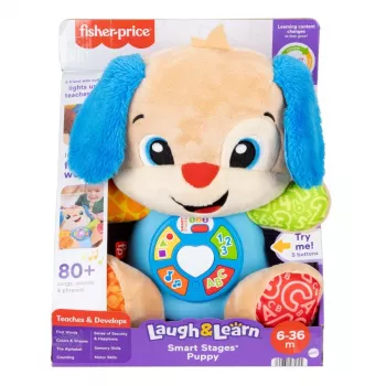 Interaktyvus mokomasis žaislas šuniukas MATTEL Fisher-Price Learn & Laugh JFD27