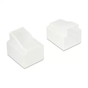 Apsauginis kištukas RJ-11 lizdui DELOCK 64017, skaidrus, polietilenas, 13×14,4×12 mm, pakuotė po 10 vnt.