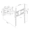 TV laikiklis 21-75'' 50kg, MC-788