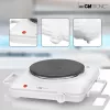 Stalviršinė elektrinė kaitlentė Clatronic EKP 3582, 1 zona, 1500 W