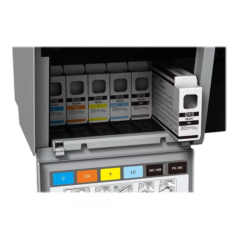 Epson SureColor SC-P7300 plačiaformatis spausdintuvas, 610 mm (24 colių), A1, spalvotas rašalinis, 10 spalvų UltraChrome PRO10, 1200 x 2400 DPI, USB/Gigabit Ethernet