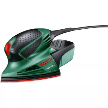 Bosch PSM 100 A daugiafunkcis šlifuoklis 26000 OPM juoda, žalia, raudona
