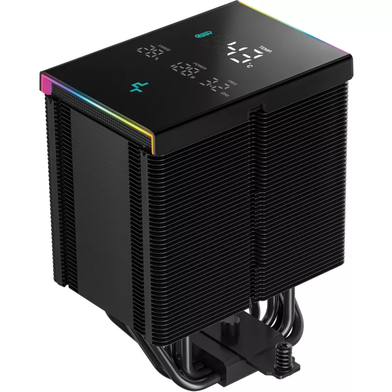 Oro aušintuvas DeepCool AK500 Digital Pro 12 cm juodas, Fluid Dynamic Bearing