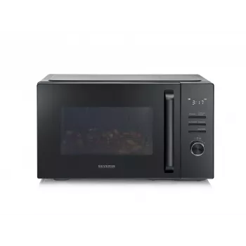 Kombinuota mikrobangų krosnelė SEVERIN MW 7798, ant stalviršio, 29 L, 900 W, juoda, 315 mm besisukantis padėklas