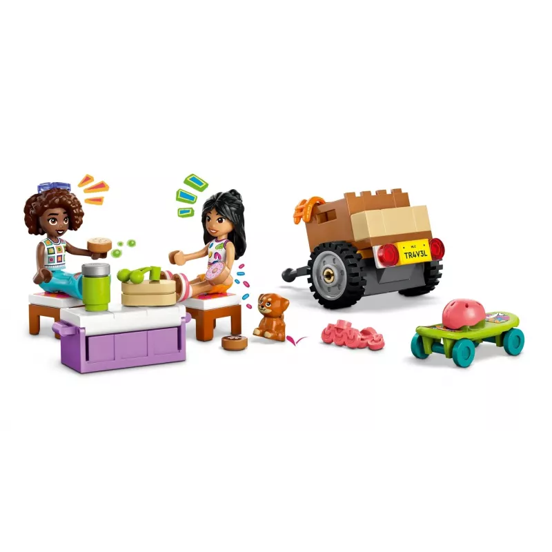 Konstruktorius LEGO Friends 42659 Nuotykių kelionė su draugais, 220 detalių, 2 minifigūrėlės, nuo 6 metų