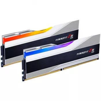 DIMM 32 GB DDR5-8000 (2x 16 GB) Dual-Kit, Arbeitsspeicher silber/schwarz, F5-8000J3848H16GX2-TZ5RS, Trident Z5 RGB, INTEL XMP