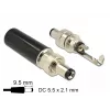 Maitinimo kištukas DeLOCK 89913, 5,5 x 2,1 mm, lituojamas