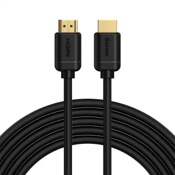 Baseus 2x HDMI 2.0 laidas 4K 60Hz, 3D, HDR, 18Gbps, 5m (juodas)