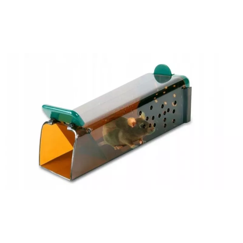 Humaniškas gyvų pelių gaudyklė Trixie TX-4192, technopolimerinis korpusas, 60×45×170 mm, daugkartinė