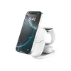 Vidinis belaidis įkroviklis Belkin UltraCharge 25W Qi2 3in1 Magnetinis apvalus baltas EU