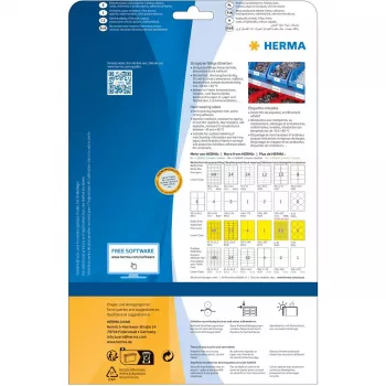 Lipni etiketė spausdintuvui HERMA Signs A4 190x275 mm