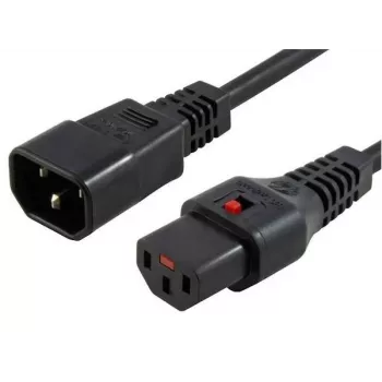 Microconnect PC1024 maitinimo laidas 1 m C13 kištukas C14 lizdas juodas