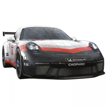 3D dėlionė Ravensburger Iconics Porsche 911 GT3 Cup – modelio replikos rinkinys