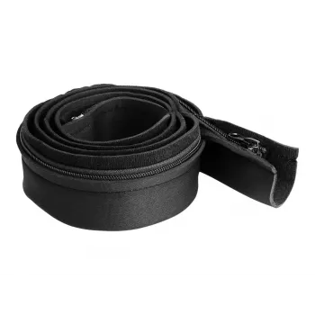 DeLOCK Neopreninis kabelių movimas su užtrauktuku 1,5 m x 100 mm juoda
