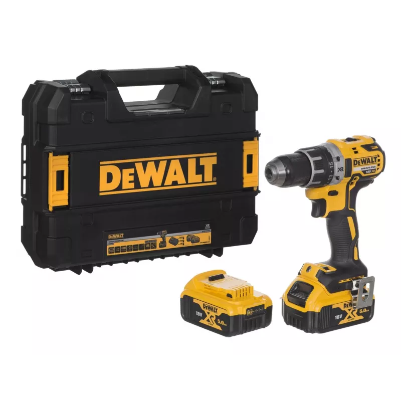 DeWALT XR gręžtuvas-suktuvas 18V akumuliatorinis, be rakto, Li-Ion, EU kištukas