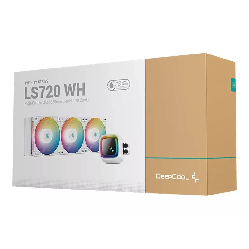 All-in-one skysčio aušintuvas DeepCool LS720 WH 120 mm 500-2250 RPM 32,9 dB