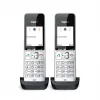 Gigaset COMFORT 500HX duo analoginis/DECT telefono aparatas su skambučio ID, juodas, sidabrinis