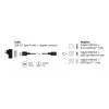USB kabelis DeLOCK 88165 1 m USB A juodas